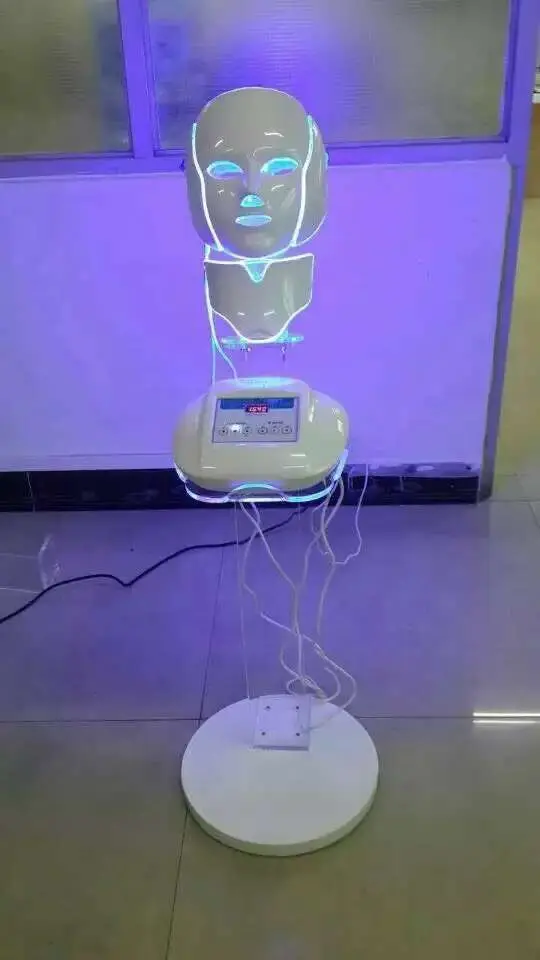 Светодиод PDT Photon 3 цвета маска для лица омоложения кожи удаления морщин