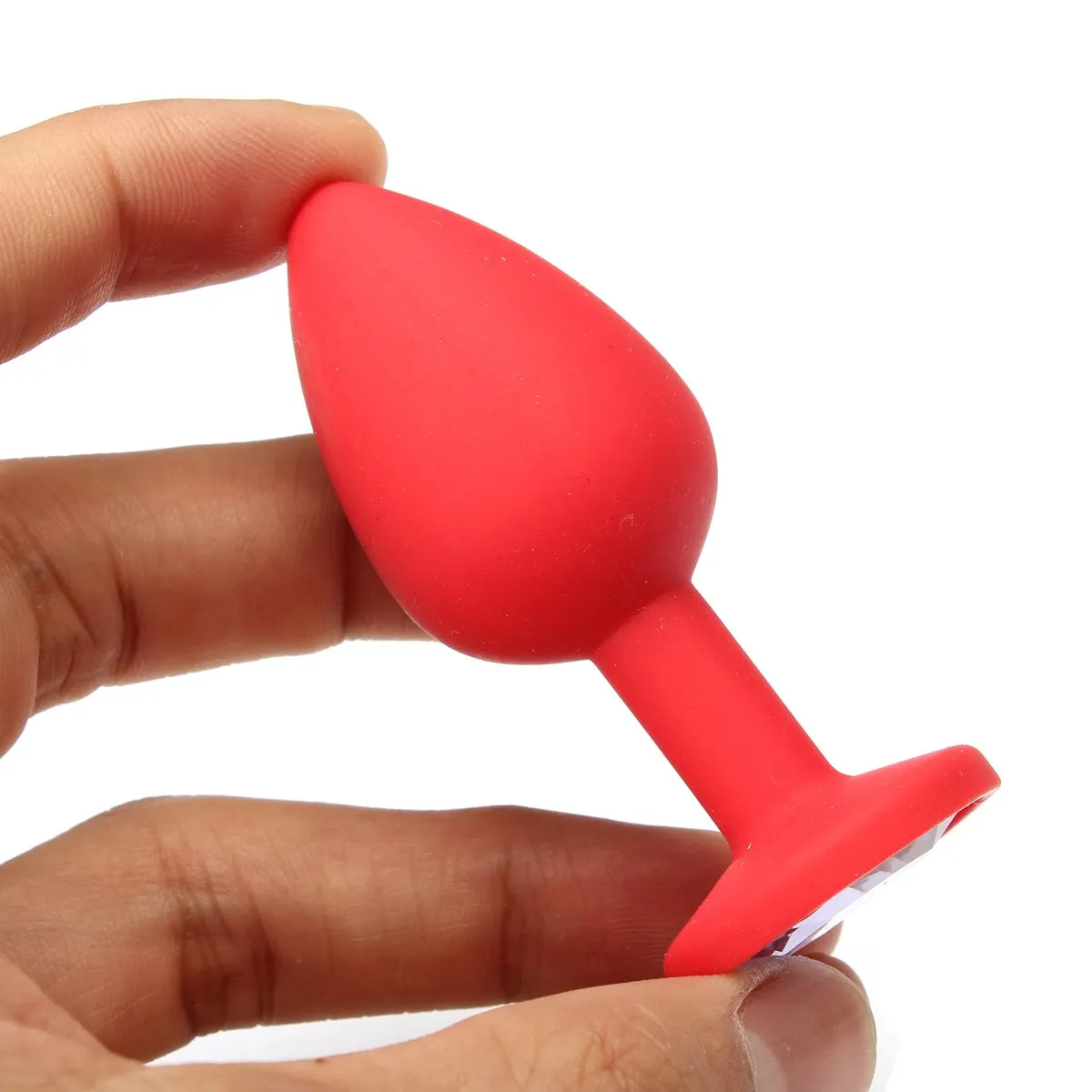 Hot! Silicone Anal Toys Smooth Touch Colorful Diamond Butt Plug Insert Stopper Sex Adult Products Vibrating Dildo | Красота и