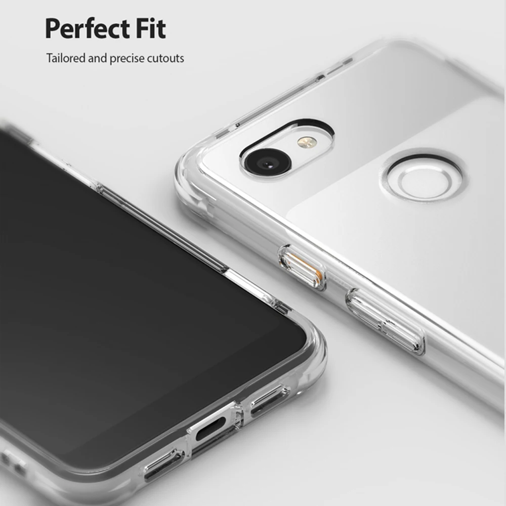 Ringke Fusion для Google Pixel 3a XL прозрачная задняя крышка из поликарбоната и мягкая рамка