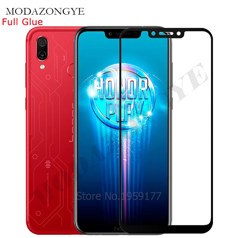 Для Huawei Honor Play закаленное стекло защита для экрана 10000 HonorPlay 2018 дюйма полный