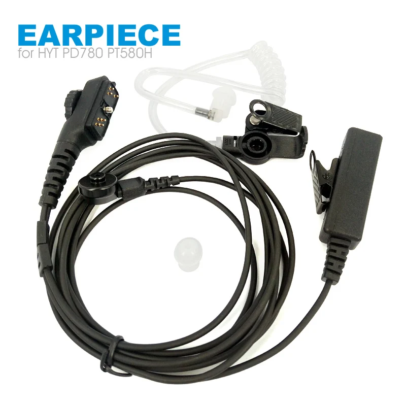 Рация гарнитура наушники микрофон для Hytera HYT PD700 PD700G PD702G PD705G PD752 PD780 PD782 PD785 PD785G PT580H двухстороннее радио