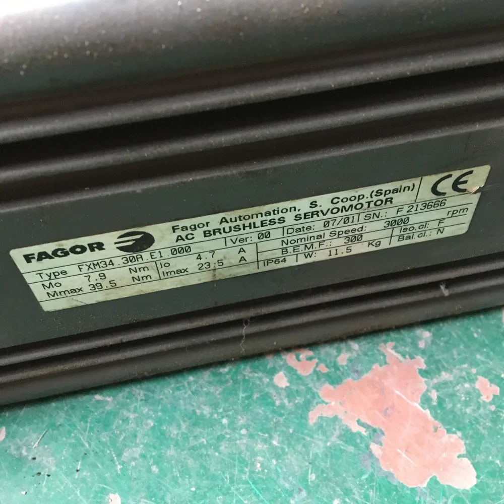 Серводвигатель Fagor fxm34.30a.e1 000 используется в хорошем состоянии|Детали