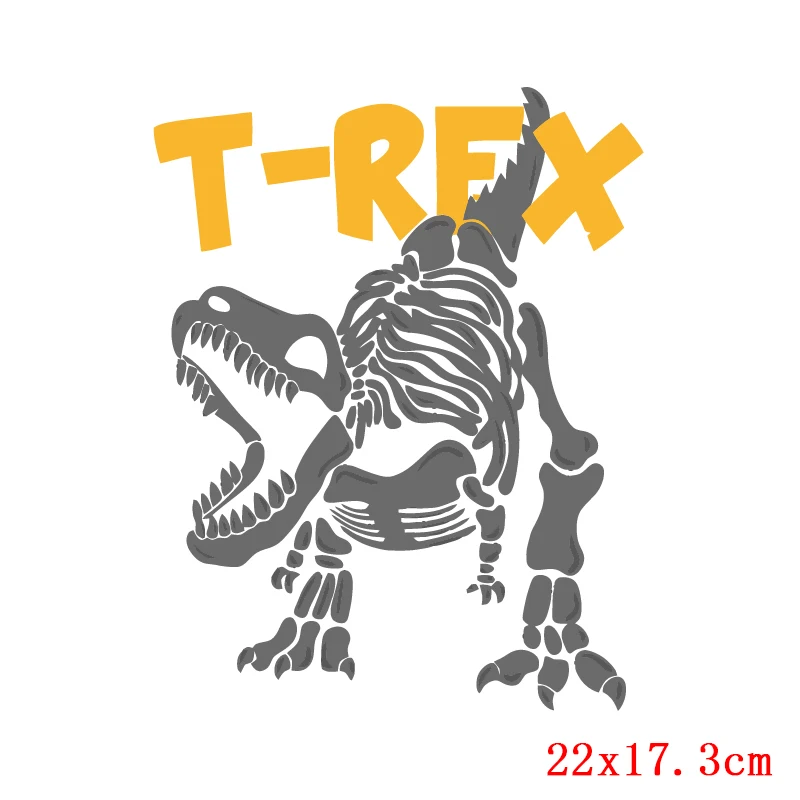 Наклейки Prajna T REX красочные наклейки для мальчиков термопечать на одежде сделай