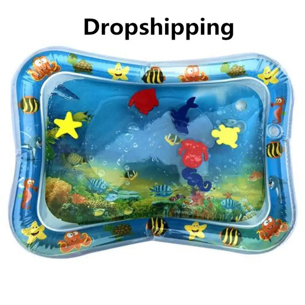 

Baby Kids Water Play Mat Toys Inflatable thicken PVC infant babies Playmat Toddler Activity Play Center Children water mat
