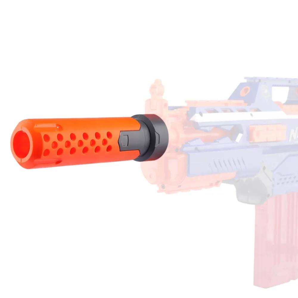Модифицированная передняя трубка для Nerf оранжевый + серый модификации пистолета