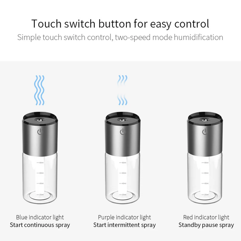 Auto-off Aromatherapy 100 Ml Mist USB Accessary Air Purification Diffuser Car Humidifier Automobile Essential Oil Durable Aroma |