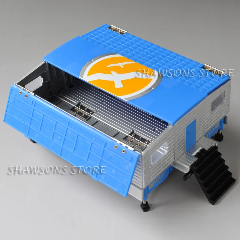 1:50 литые под давлением модели грузовиков игрушки трансформирующиеся RV двигатель дома караван Реплика Большой фургон рекреационных транспортных средств