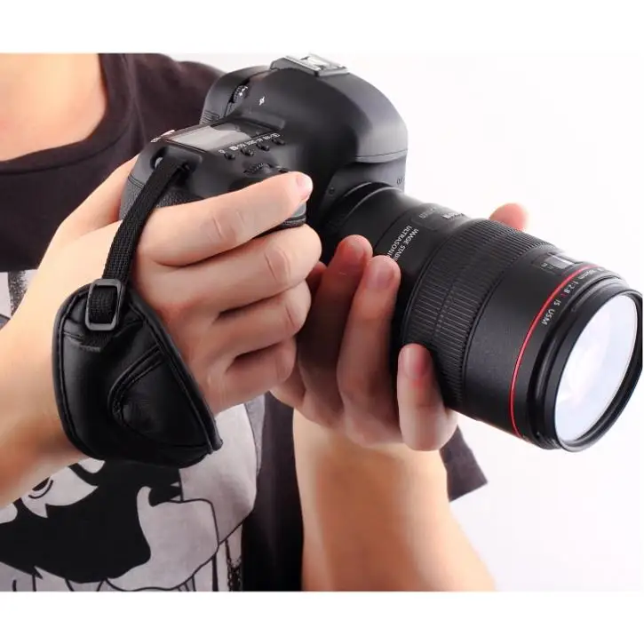 Мягкая сумка из искусственной кожи 1 шт. с ручкой наручный ремешок для Nikon Canon Sony