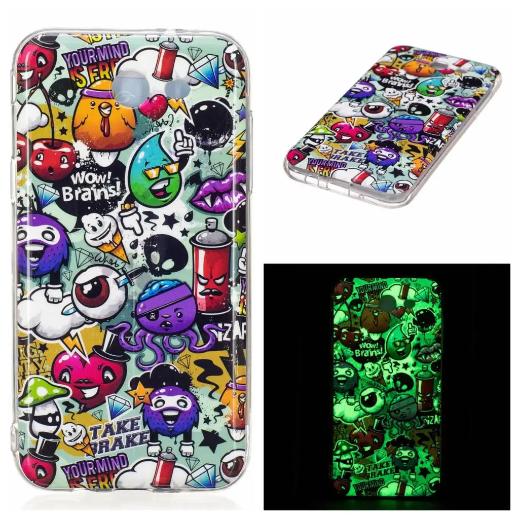 Мода Световой soft shell ТПУ caes Для samsung galaxy J5 премьер ON5 2016 задняя крышка coque для j5 prime on5
