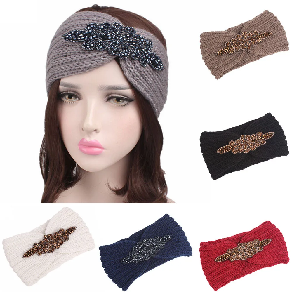 HOT SALE Beauty Women Knitting Headband Handmade Keep Warm Hairband hair styling tools Girls Gifts Accessories | Красота и здоровье