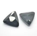 

Free shipping! Wholesale 6mm 100pcs/lot 4727 triangle shape crystal fancy stone glass bling black/jet colour F3119