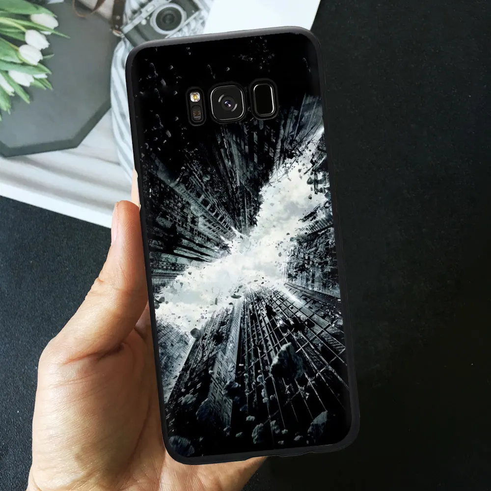 Классный с героями комиксов Марвел, черный чехол для телефона для samsung A50 A70 S10 S9 S8 плюс S7 A6 Superman Spiderman Batman рисунком ТПУ силиконовый чехол