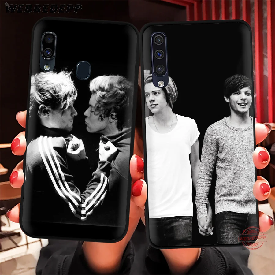 WEBBEDEPP Ларри Stylinson мягкий чехол для телефона с изображением цветов Samsung A50s A40s A30s A20s