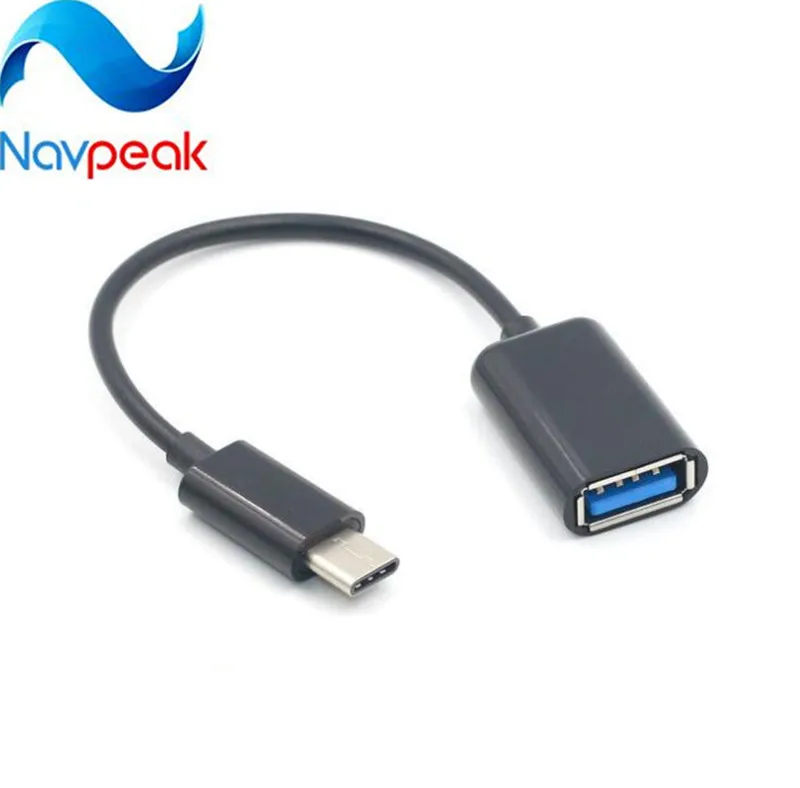 500 шт/партия черный/белый type C OTG usb адаптер кабель 3 1 штекер USB 2 0 A Женский для