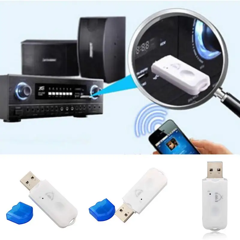 VAORLO USB Bluetooth ресивер стерео Muisc беспроводные приемники адаптер свободные руки для