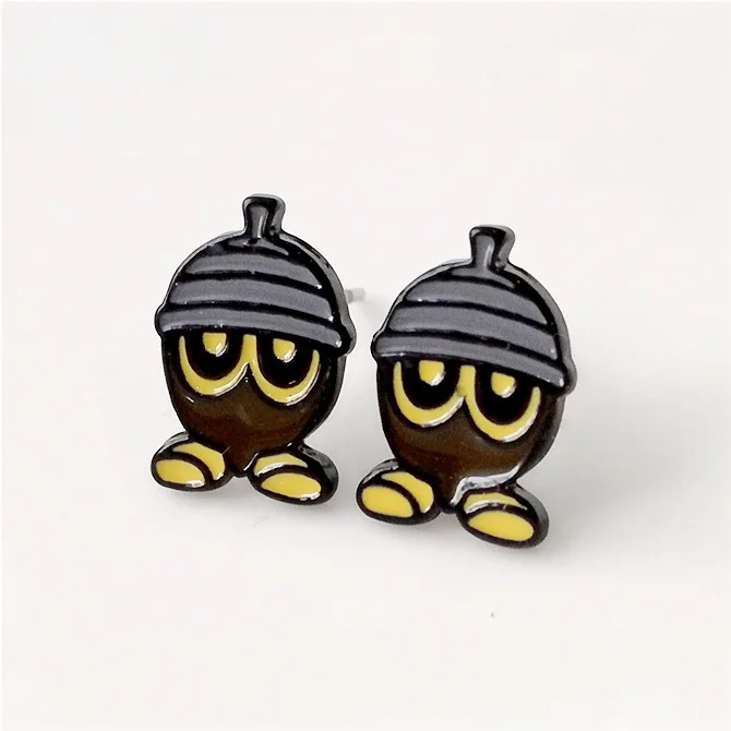 Серьги Pocket Monster, аниме, Pokemon go, Pokeball, Charmander, Snorlax, Chikorita, пирсинг, шпилька, ювелирные изделия для девочек, детей