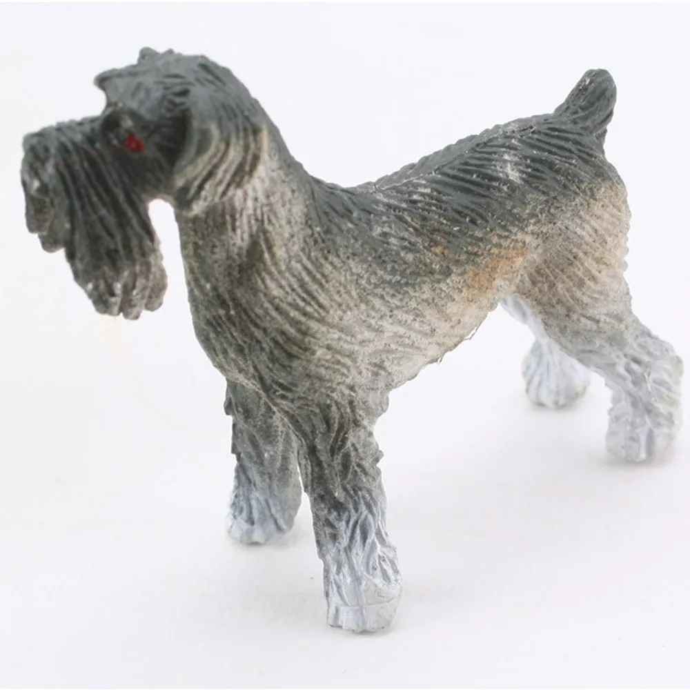 12 шт 2 дюймовые детские развивающие Пластиковые Имитация Милая модель собаки