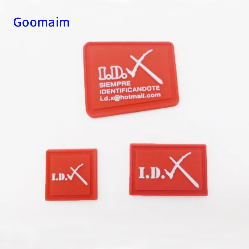 custom 3D PVC patch in Patches private label tag garment labels sew on bags customized name logo | Дом и сад