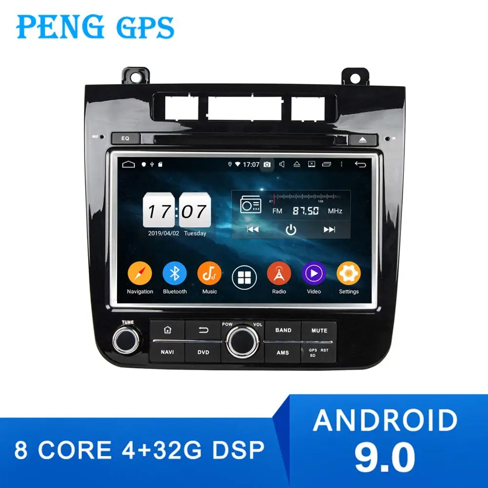 Мультимедийный плеер с восьмиядерным процессором 64 ГБ Android 9 0 DVD GPS навигацией