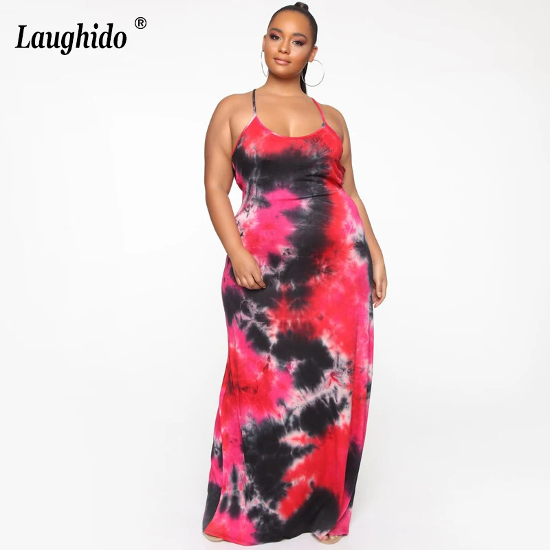Платье Laughido женское винтажное облегающее большого размера с завязками и
