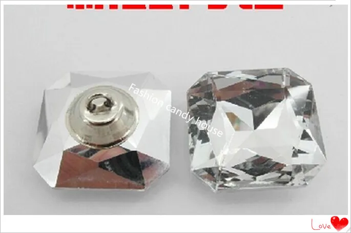 

A23 Furniture Accessories crystal button buckle pouch crystal lens 23mm background wall decoration buttons