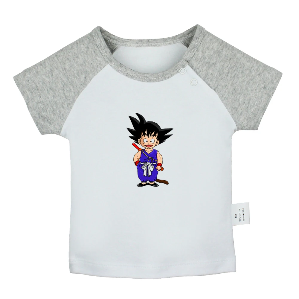 Футболки серого цвета для новорожденных с надписью I Love Sleeping Dragon Ball Z Goku EYE OF HORUS Keep