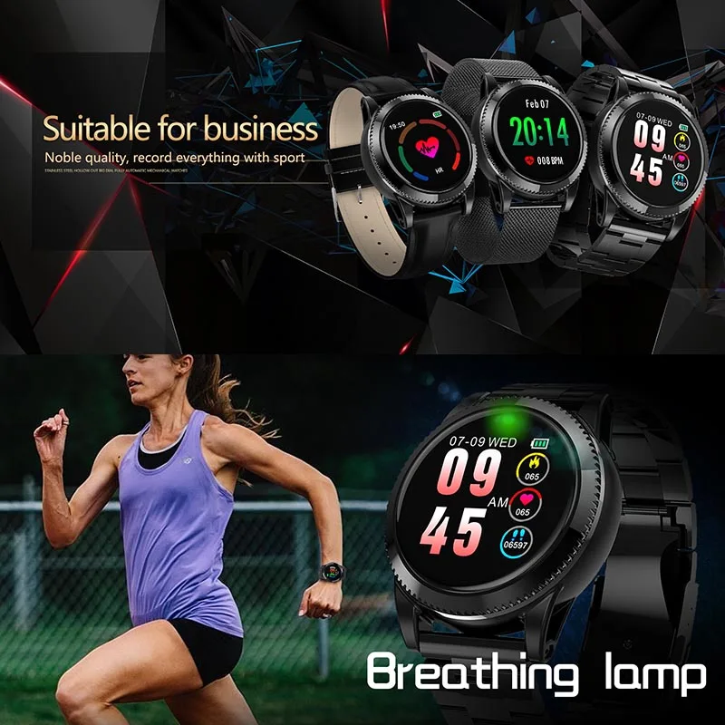696 M11 Smart Watch 1.3 Round Color Screen Multi-dial Music Control Heart Rate Monitor Smartwatch Men Women | Электроника