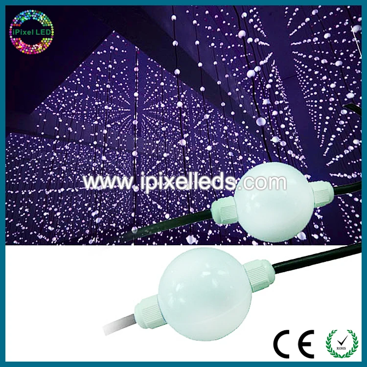 50 мм полноцветный DMX мяч 3D светодиодное освещение модуль пиксель узел|led pixel