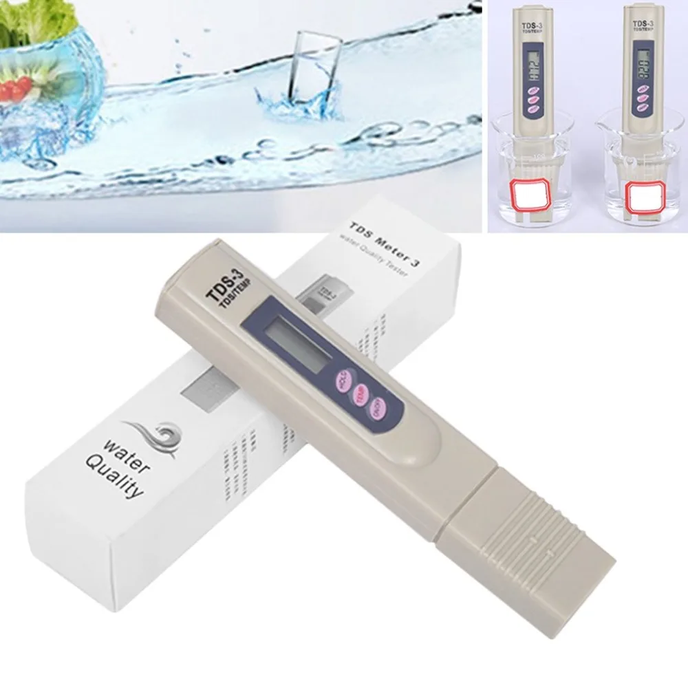Портативный размер ручной цифровой дисплей TDS тестер аквариум бассейн Спа
