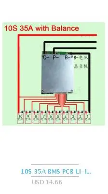 3S 8A 12V 18650 Защитная плата для литиевых батарей 11,1 V 12,6 V защита от избыточного заряда 3 ячейки литий-ионная BMS PCM