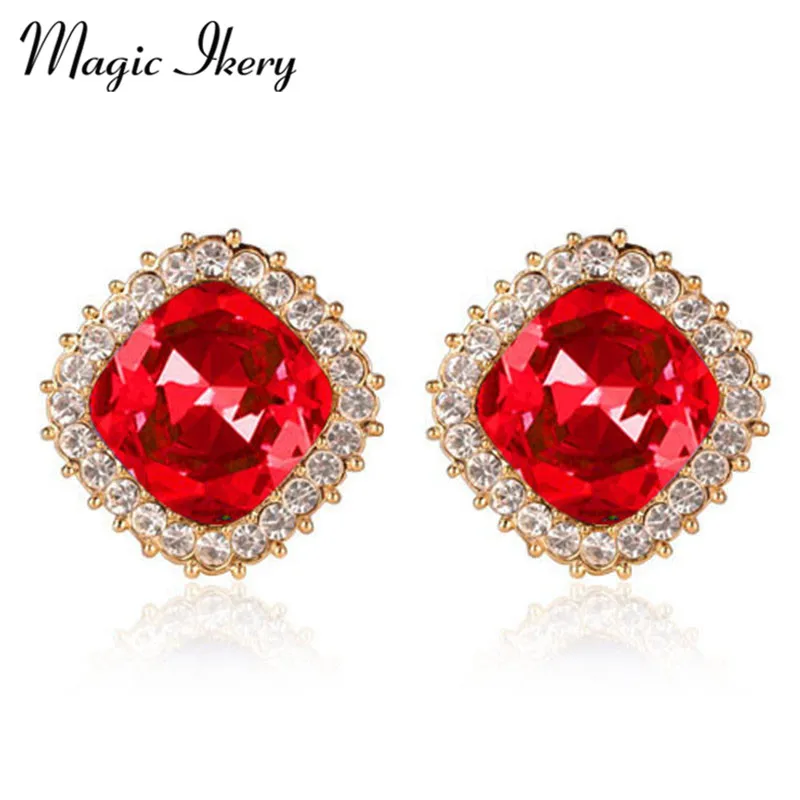 

Magic Ikery Gold Color Rhinestone Crystal Vintage Quartet Drop Earrings Wholesales Fashion Jewelry for women MKY4333