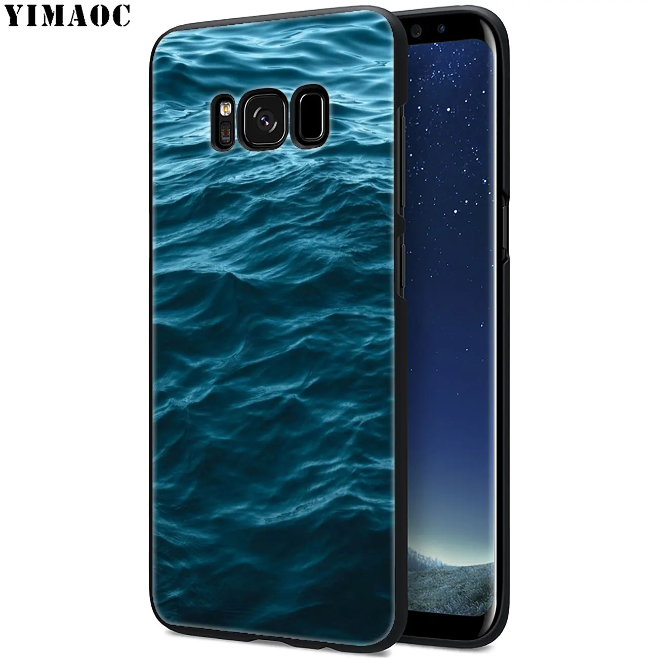 waves ocean water light refractions Soft Phone Case for Samsung Galaxy A6 A9 A8 A7 2018 A3 A5 2016 2017 Note 9 8 10 Plus Lite | Мобильные