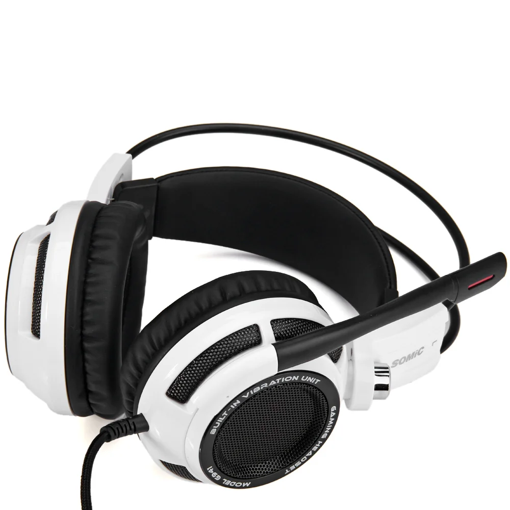 Somic G941 USB наушников 7 1 Virtual Surround Sound Gaming Headset с вибрирующими Функция Mic голос