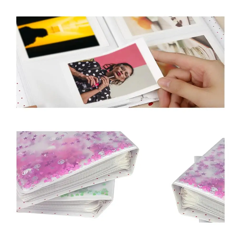 Цветной корпус 64 кармана 3 дюйма мини фотоальбом для Fuji Instax Mini 9 8 70s 25 LiPlay пленка