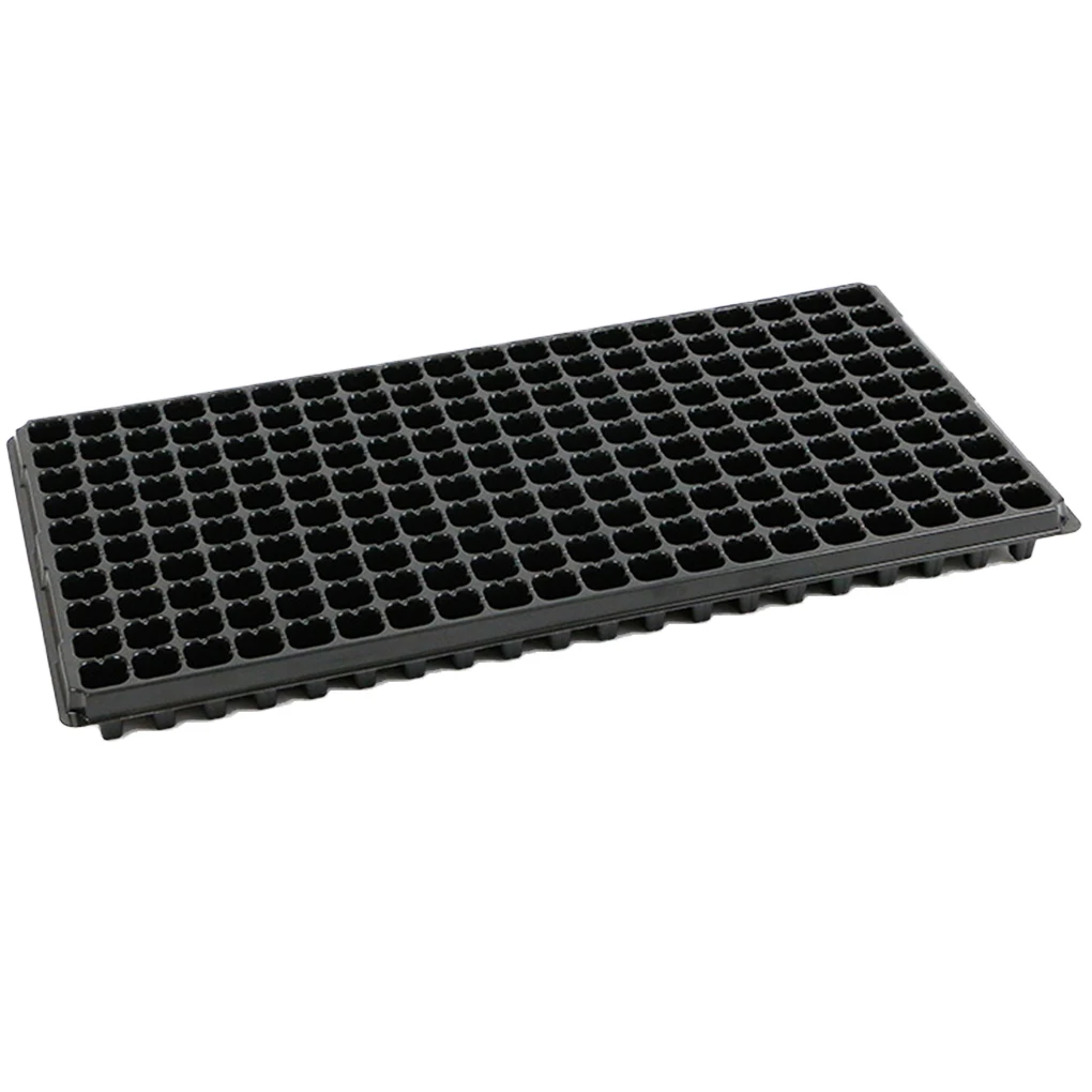 200 holes 120g Высокое качество рассады овощей суккулент ростки плоская пластина не пористый лес утолщение посадки поднос - Цвет: 200 holes 120g