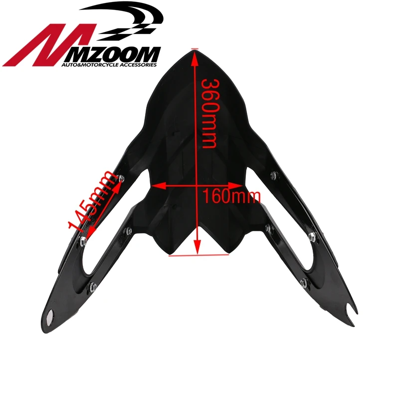Аксессуары для мотоциклов черное заднее крыло kawasaki z250 cbf190r cb190r cbf190x cbf150 gw250 ybr125|rear