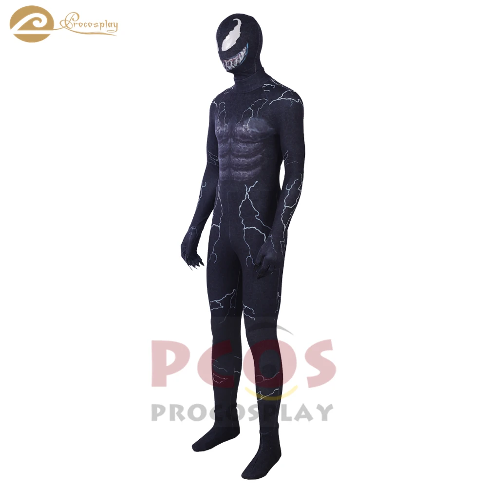 Веном хост Eddie Brock спандекс Косплей Костюм zentai Venom Комбинезон 3D mp004154|Костюмы из