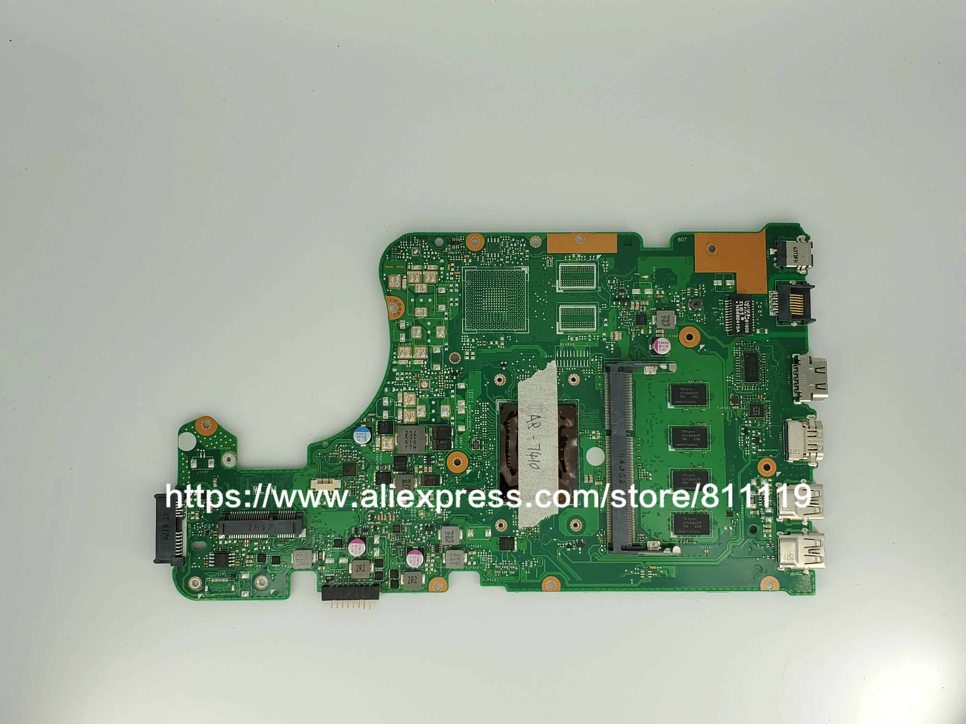 Yourui для ASUS оригинальная материнская плата ноутбука X555DG X555YI REV 2 0 A8 7410 Процессор 4