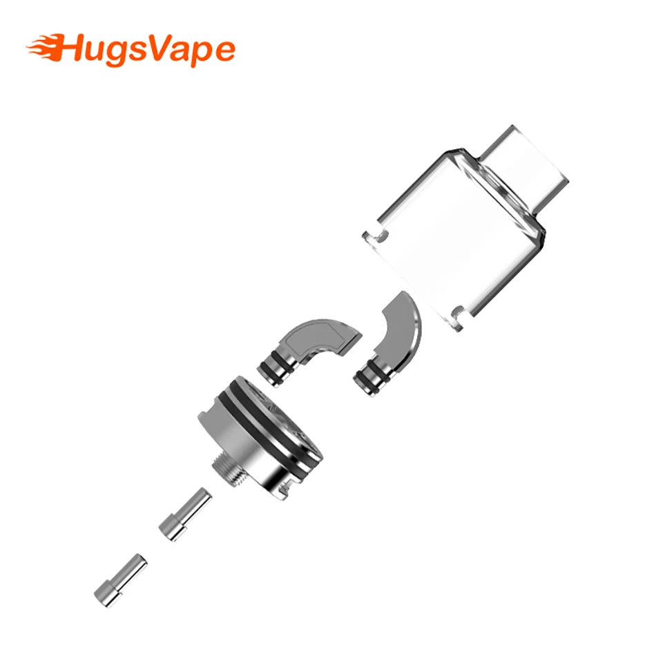 Распродажа оригинальный HugsVape Ring Lord RDA бак для вейпа 27 мм атомайзер Tornado airflow 510/Squomk