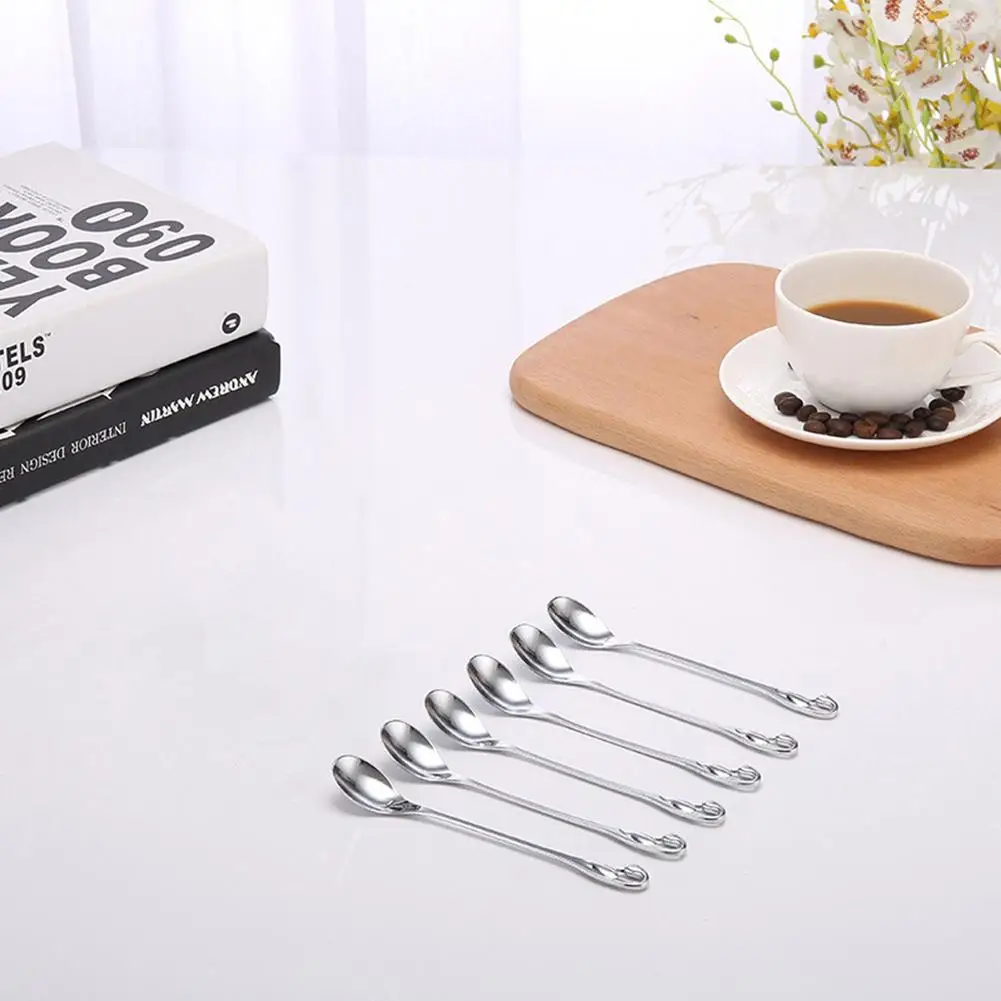 1Pc Zinc Alloy Swan Fruit Fork Coffee Spoon Western Style Tableware Two Tooth Kitchen Supplies | Дом и сад