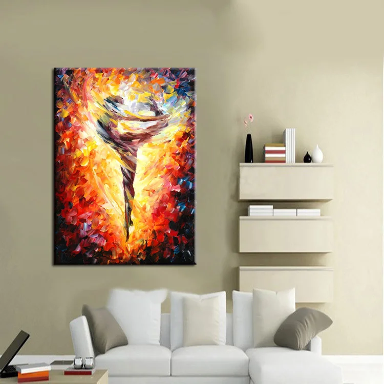 Абстрактные работы Ручная роспись Современная Обнаженная Картина на холсте
