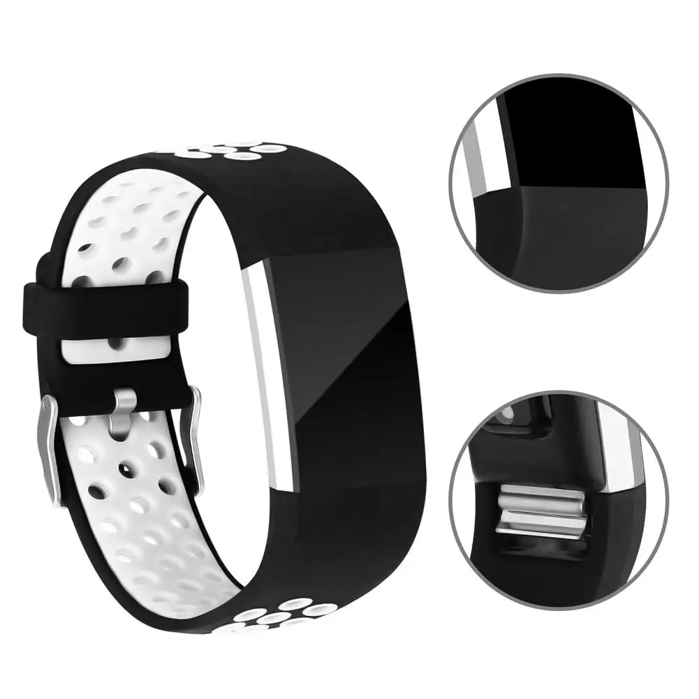 Умный ремешок, браслет с несколькими отверстиями, сменный ремешок для Fitbit Charge 2, высокое качество, Смарт-часы, ремешок для взрослых