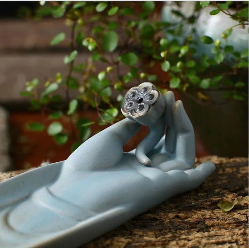 Китайский винтажный керамический креативный Лотос бергамот палка благовония