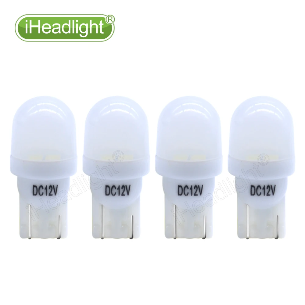 10 шт. T10 W5W 194 168 12V светодиодный автомобильный стояночный боковой номерной знак