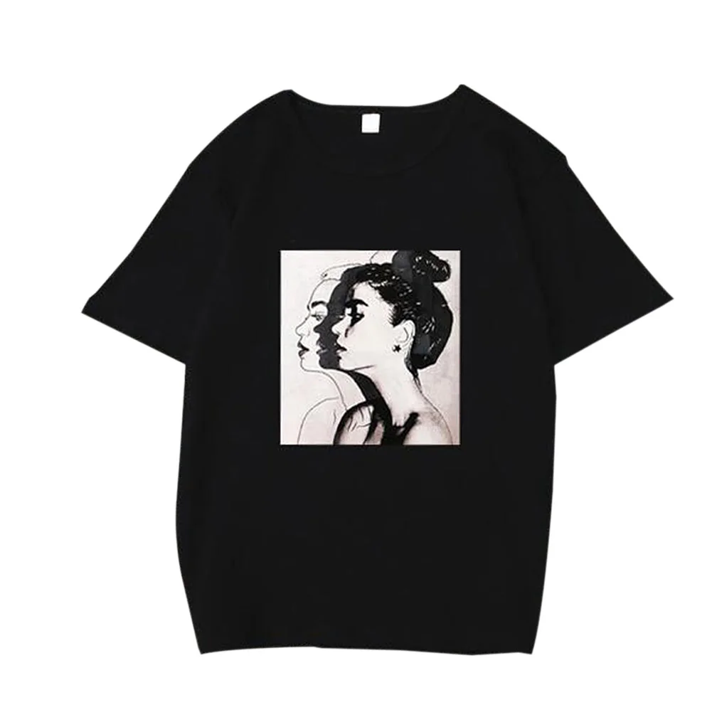 Women New Fashion T shirt Spring Summer Girls Print 3/4 Sleeve Top O Neck Loose Tops Slim Fit Soft Short Shirt Dropshiping | Женская