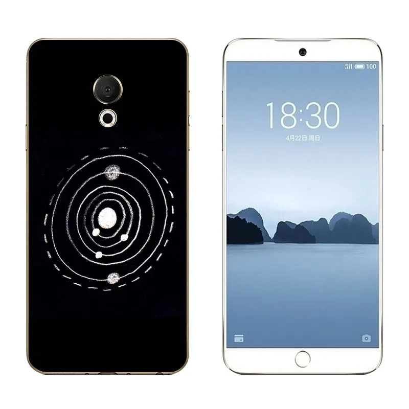 5.46&quot for Meizu 15 Lite Soft TPU Silicone Case M15 Back Cover Coque Fundas BIG GUN Printing For Meilan Capa |