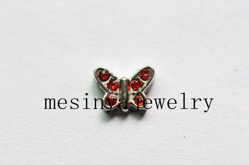 10 шт бабочки Плавающие Подвески для стеклянного медальона FC 107|charms italian charm