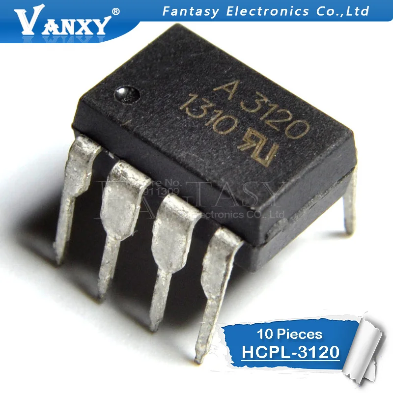 10 шт. HCPL3120 DIP8 HCPL-3120 DIP A3120 3120 DIP-8 FOD3120