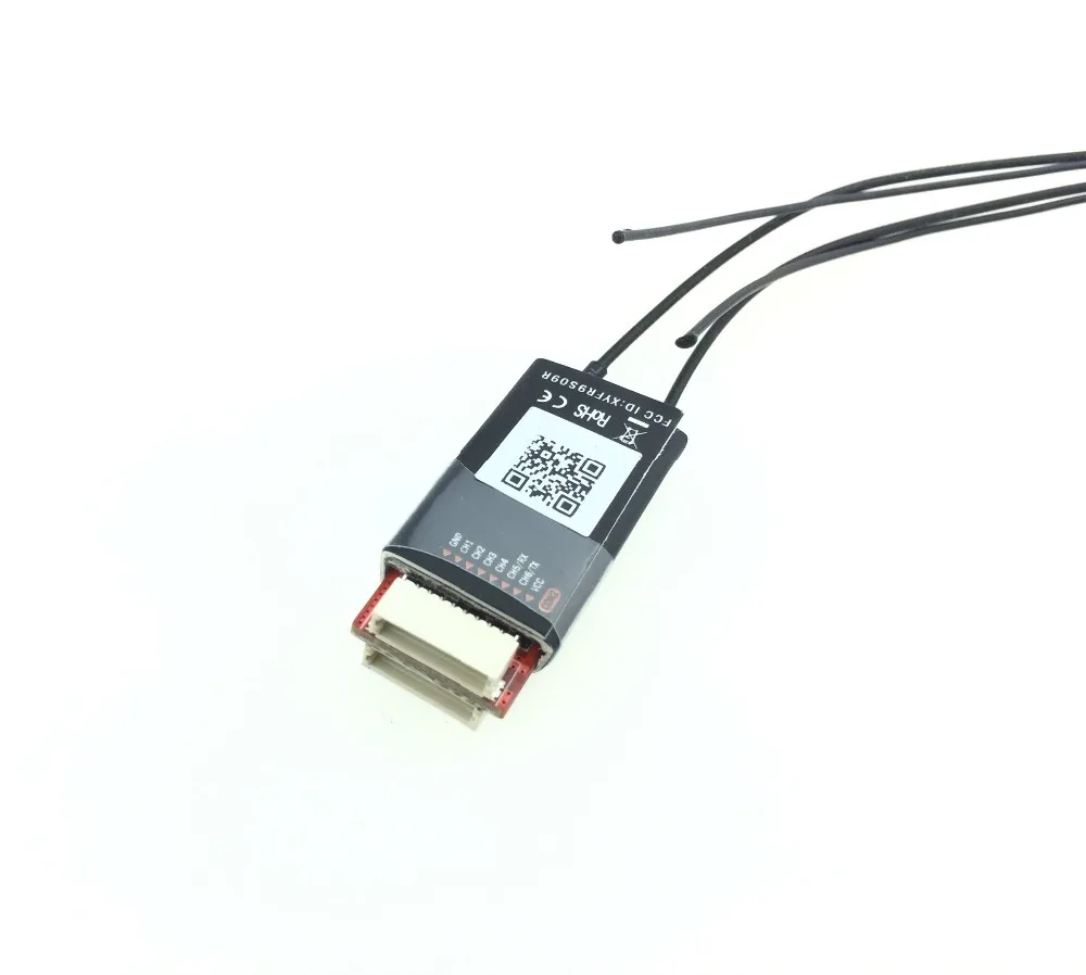 FrSky R9 тонкий+ тонкий плюс OTA приемник оптимизированный 900 МГц длинный диапазон Sbus ACCST FCC двойные T антенны RC Квадрокоптер, Мультикоптер FPV