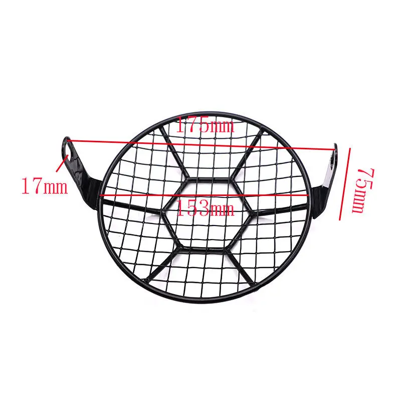 Боковое крепление металлический квадратный чехол для футбола фонарь Кафе Racer
